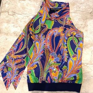 Ralph Lauren Silk Cashmere Top